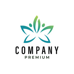 Unique, modern, and luxurious leaf logo style, suitable for spa, skin care, wellness businesses, and other similar industries.
