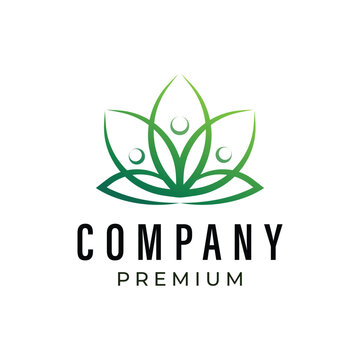 Unique, modern, and luxurious leaf logo style, suitable for spa, yoga, skin care, wellness businesses, and other similar industries.