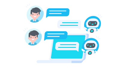 Auto reply system with intelligent robots provide information and help customers with problems