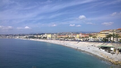 Naklejka na ściany i meble panorama of Nice, France