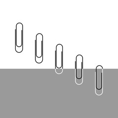 書類を綴るクリップ