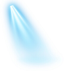 side lighting of studio spotlights