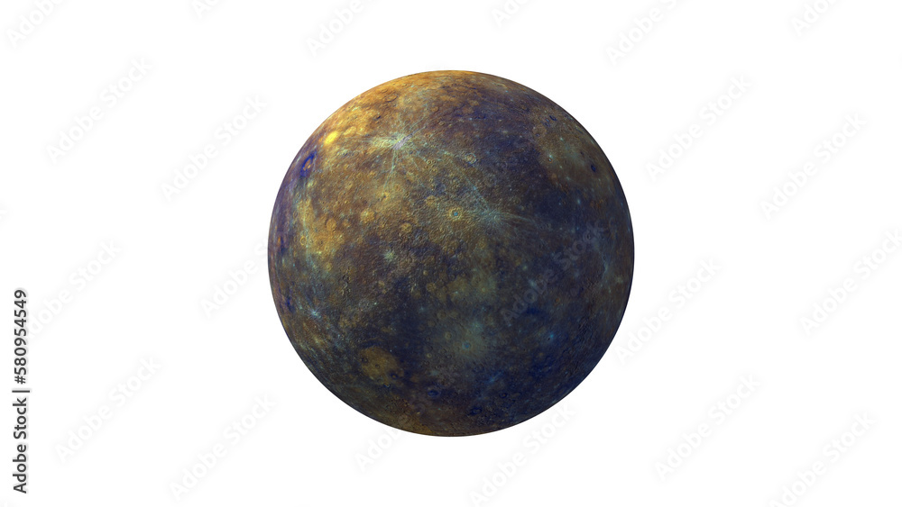 Wall mural mercury direct , planet mercury with transparent background