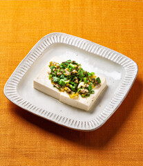 豆腐の高菜蒸し
