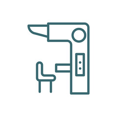 sensorama icon. Thin line sensorama icon from ai and future technology collection. Outline vector isolated on white background. Editable sensorama symbol can be used web and mobile