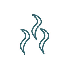 aroma icon. Thin line aroma icon from beauty and elegance collection. Outline vector isolated on white background. Editable aroma symbol can be used web and mobile