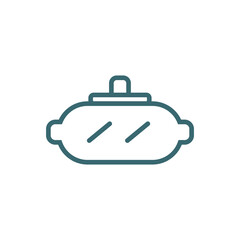 vr glasses icon. Thin line vr glasses icon from automation and high tech collection. Outline vector isolated on white background. Editable vr glasses symbol can be used web and mobile