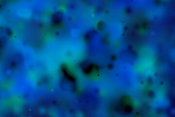 Fototapeta na wymiar blue color gradient background design with black spots