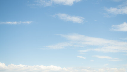 Cloud Blue Sky Background,Bright Day Light Clear Beautiful Summer Cloudy,Air Climate Scenic Cloudscape Heaven Sunlight Atmosphere Sunny,Beauty Nature for Wallpaper.