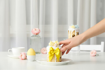Concept of Easter, spring holy holiday concept