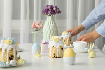 Concept of Easter, spring holy holiday concept