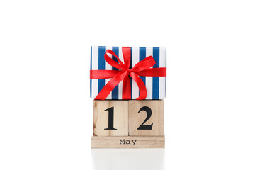 International Nurses Day - 12 may, isolated on white background