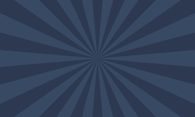 Abstract explosion background in gradient blue color. Sun glare effect radiates. Sunlight sparkle pattern. Radial rays vector illustration. Narrow beam. For backgrounds, posters, banners and covers.