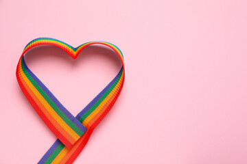 Composition for Pride and LGBTQ community, space for text