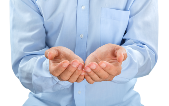 Hands Cupped