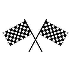 checkered flag vector