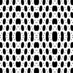 Vector monochrome pattern, Abstract texture for fabric print, card, table cloth, furniture, banner, cover, invitation, decoration, wrapping.seamless repeating pattern.Black and 
white color.