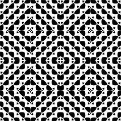 Vector monochrome pattern, Abstract texture for fabric print, card, table cloth, furniture, banner, cover, invitation, decoration, wrapping.seamless repeating pattern.Black and 
white color.