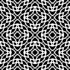 Vector monochrome pattern, Abstract texture for fabric print, card, table cloth, furniture, banner, cover, invitation, decoration, wrapping.seamless repeating pattern.Black and 
white color.