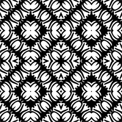 Vector monochrome pattern, Abstract texture for fabric print, card, table cloth, furniture, banner, cover, invitation, decoration, wrapping.seamless repeating pattern.Black and 
white color.