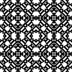 Vector monochrome pattern, Abstract texture for fabric print, card, table cloth, furniture, banner, cover, invitation, decoration, wrapping.seamless repeating pattern.Black and 
white color.