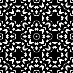 Vector monochrome pattern, Abstract texture for fabric print, card, table cloth, furniture, banner, cover, invitation, decoration, wrapping.seamless repeating pattern.Black and 
white color.