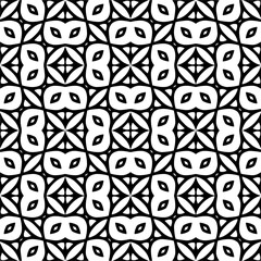Vector monochrome pattern, Abstract texture for fabric print, card, table cloth, furniture, banner, cover, invitation, decoration, wrapping.seamless repeating pattern.Black and 
white color.
