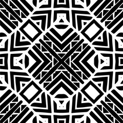 Vector monochrome pattern, Abstract texture for fabric print, card, table cloth, furniture, banner, cover, invitation, decoration, wrapping.seamless repeating pattern.Black and 
white color.