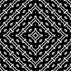 Vector monochrome pattern, Abstract texture for fabric print, card, table cloth, furniture, banner, cover, invitation, decoration, wrapping.seamless repeating pattern.Black and 
white color.