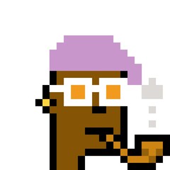 Pixelated people avatar