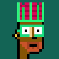 Pixelated people avatar
