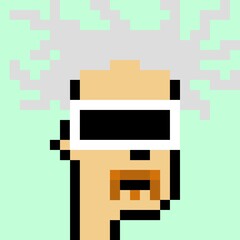 Pixelated people avatar