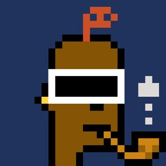 Pixelated people avatar