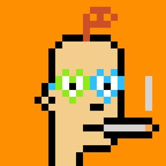 Pixelated people avatar