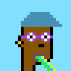 Pixelated people avatar