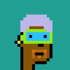Obraz premium Pixelated people avatar