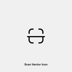 Scan vector icon.Premium quality.
