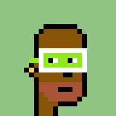 Pixelated people avatar