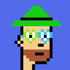 Pixelated people avatar