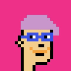 Pixelated people avatar