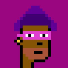 Pixelated people avatar