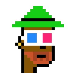 Pixelated people avatar
