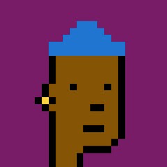 Pixelated people avatar