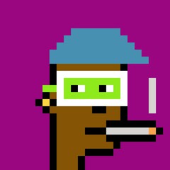 Pixelated people avatar