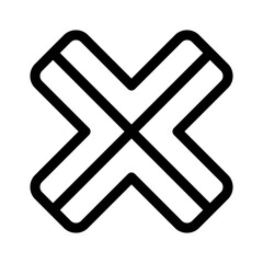 Obraz premium cross icon or logo isolated sign symbol vector illustration - high quality black style vector icons 