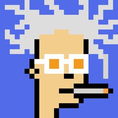 Fototapeta premium Pixelated people avatar