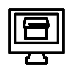 ecommerce icon or logo isolated sign symbol vector illustration - high quality black style vector icons
