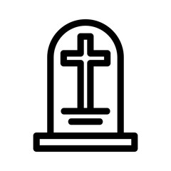 grave icon or logo isolated sign symbol vector illustration - high quality black style vector icons
