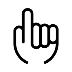 hand icon or logo isolated sign symbol vector illustration - high quality black style vector icons
