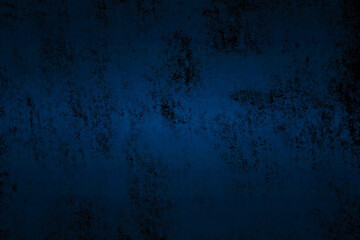 Obraz premium Cement wall background, dark blue gradient old wall pattern, blue abstract wall background, dark blue cement texture old wall pattern.